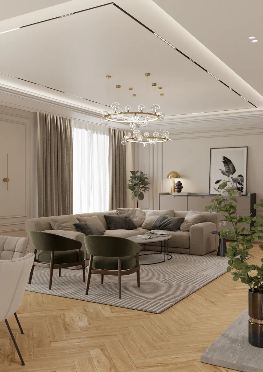 Design interior living project Cuerno - AMAKU studio